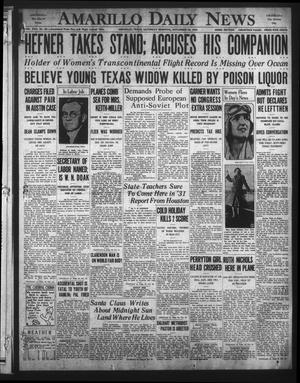 Amarillo Daily News (Amarillo, Tex.), Vol. 22, No. 23, Ed. 1 Saturday, November 29, 1930