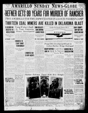 Primary view of object titled 'Amarillo Sunday News-Globe (Amarillo, Tex.), Vol. 5, No. 48, Ed. 1 Sunday, November 30, 1930'.