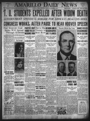 Amarillo Daily News (Amarillo, Tex.), Vol. 22, No. 26, Ed. 1 Wednesday, December 3, 1930
