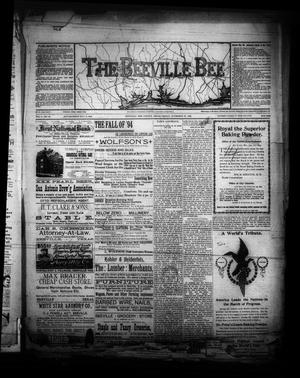 Primary view of object titled 'The Beeville Bee (Beeville, Tex.), Vol. 9, No. 26, Ed. 1 Friday, November 30, 1894'.
