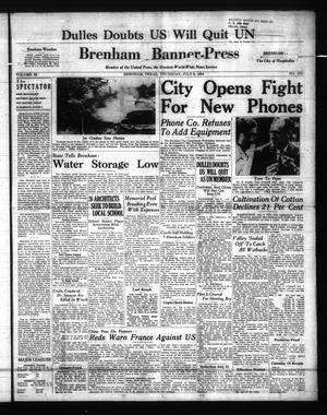 Brenham Banner-Press (Brenham, Tex.), Vol. 89, No. 133, Ed. 1 Thursday, July 8, 1954