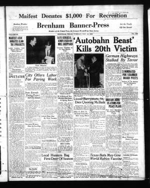 Brenham Banner-Press (Brenham, Tex.), Vol. 89, No. 226, Ed. 1 Tuesday, November 16, 1954