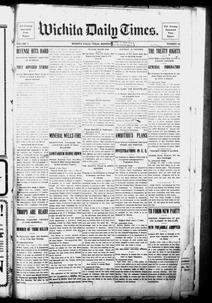 Primary view of object titled 'Wichita Daily Times. (Wichita Falls, Tex.), Vol. 1, No. 42, Ed. 1 Monday, July 1, 1907'.