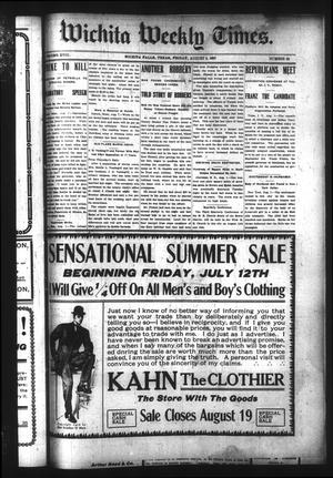 Wichita Weekly Times. (Wichita Falls, Tex.), Vol. 18, No. 36, Ed. 1 Friday, August 2, 1907