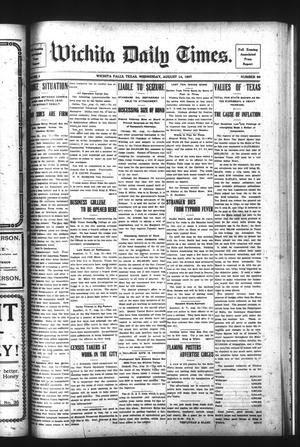 Wichita Daily Times. (Wichita Falls, Tex.), Vol. 1, No. 80, Ed. 1 Wednesday, August 14, 1907