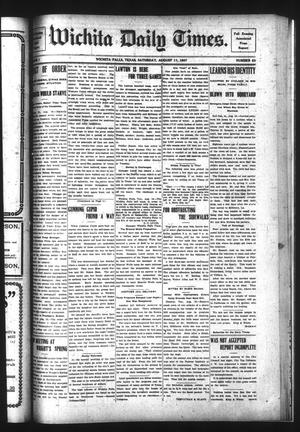 Wichita Daily Times. (Wichita Falls, Tex.), Vol. 1, No. 83, Ed. 1 Saturday, August 17, 1907