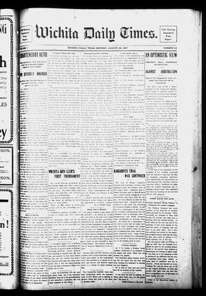 Primary view of object titled 'Wichita Daily Times. (Wichita Falls, Tex.), Vol. 1, No. 90, Ed. 1 Monday, August 26, 1907'.