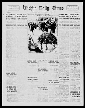 Primary view of object titled 'Wichita Daily Times (Wichita Falls, Tex.), Vol. 9, No. 219, Ed. 1 Monday, January 24, 1916'.