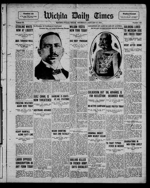 Wichita Daily Times (Wichita Falls, Tex.), Vol. 9, No. 222, Ed. 1 Thursday, January 27, 1916