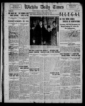 Wichita Daily Times (Wichita Falls, Tex.), Vol. 9, No. 229, Ed. 1 Friday, February 4, 1916