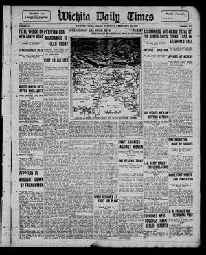 Wichita Daily Times (Wichita Falls, Tex.), Vol. 9, No. 244, Ed. 1 Tuesday, February 22, 1916