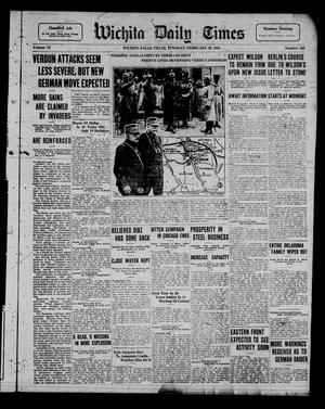 Wichita Daily Times (Wichita Falls, Tex.), Vol. 9, No. 250, Ed. 1 Tuesday, February 29, 1916