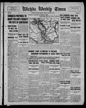 Wichita Weekly Times (Wichita Falls, Tex.), Vol. 25, No. 36, Ed. 1 Friday, March 3, 1916