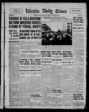 Wichita Daily Times (Wichita Falls, Tex.), Vol. 9, No. 276, Ed. 1 Thursday, March 30, 1916