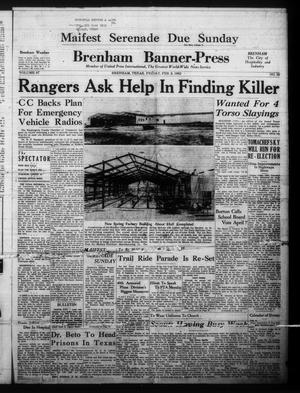 Brenham Banner-Press (Brenham, Tex.), Vol. 97, No. 29, Ed. 1 Friday, February 9, 1962