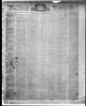 Primary view of Dallas Herald. (Dallas, Tex.), Vol. 13, No. 8, Ed. 1 Saturday, November 4, 1865