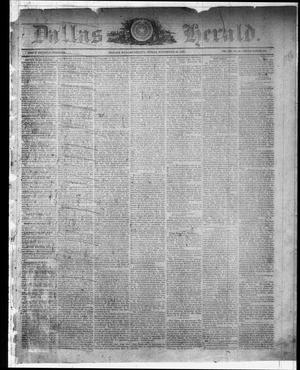 Dallas Herald. (Dallas, Tex.), Vol. 13, No. 10, Ed. 1 Saturday, November 18, 1865