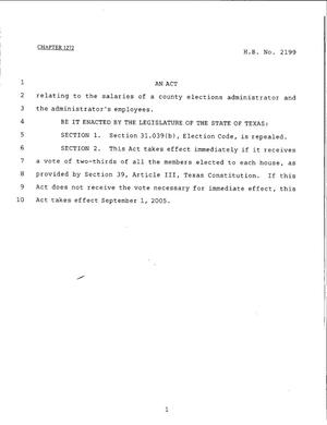 79th Texas Legislature, Regular Session, House Bill 2199, Chapter 1272