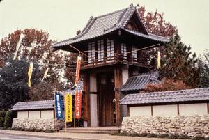 Primary view of object titled '[Japanese Garden Entrance Gate]'.