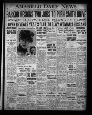 Amarillo Daily News (Amarillo, Tex.), Vol. 19, No. 262, Ed. 1 Wednesday, July 25, 1928