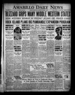 Amarillo Daily News (Amarillo, Tex.), Vol. 19, No. 351, Ed. 1 Friday, November 2, 1928