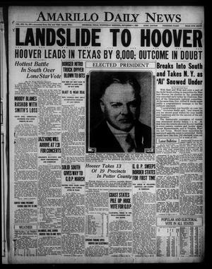 Amarillo Daily News (Amarillo, Tex.), Vol. 19, No. 357, Ed. 1 Wednesday, November 7, 1928