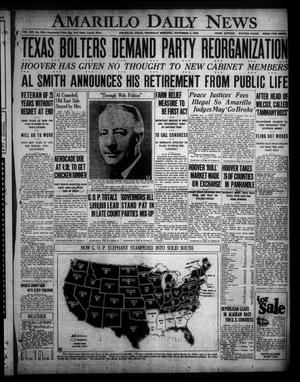 Amarillo Daily News (Amarillo, Tex.), Vol. 19, No. 358, Ed. 1 Thursday, November 8, 1928