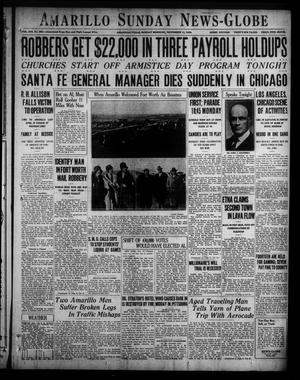 Amarillo Sunday News-Globe (Amarillo, Tex.), Vol. 19, No. 360, Ed. 1 Sunday, November 11, 1928