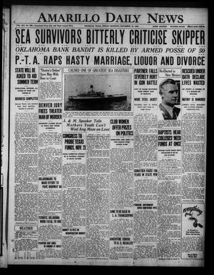 Primary view of object titled 'Amarillo Daily News (Amarillo, Tex.), Vol. 19, No. 365, Ed. 1 Friday, November 16, 1928'.