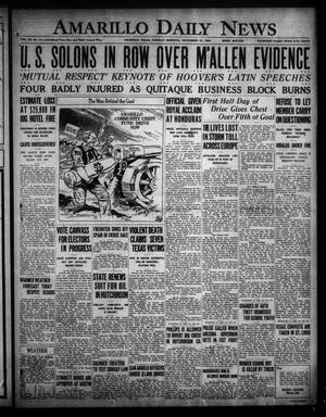 Amarillo Daily News (Amarillo, Tex.), Vol. 20, No. 11, Ed. 1 Tuesday, November 27, 1928