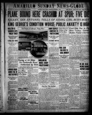 Primary view of object titled 'Amarillo Sunday News-Globe (Amarillo, Tex.), Vol. 20, No. 16, Ed. 1 Sunday, December 2, 1928'.