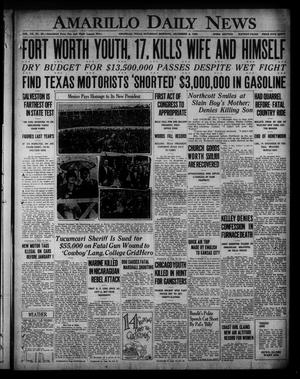 Amarillo Daily News (Amarillo, Tex.), Vol. 20, No. 22, Ed. 1 Saturday, December 8, 1928