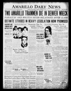Amarillo Daily News (Amarillo, Tex.), Vol. 20, No. 24, Ed. 1 Monday, December 10, 1928