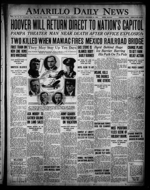 Amarillo Daily News (Amarillo, Tex.), Vol. 20, No. 41, Ed. 1 Thursday, December 27, 1928