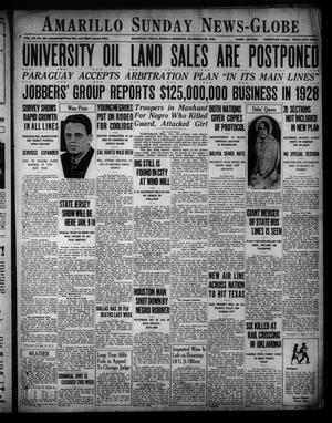 Amarillo Sunday News-Globe (Amarillo, Tex.), Vol. 20, No. 44, Ed. 1 Sunday, December 30, 1928