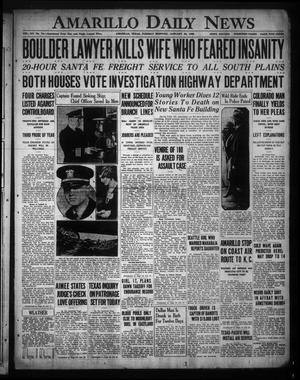 Amarillo Daily News (Amarillo, Tex.), Vol. 20, No. 74, Ed. 1 Tuesday, January 29, 1929