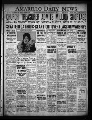 Amarillo Daily News (Amarillo, Tex.), Vol. 20, No. 82, Ed. 1 Wednesday, February 6, 1929