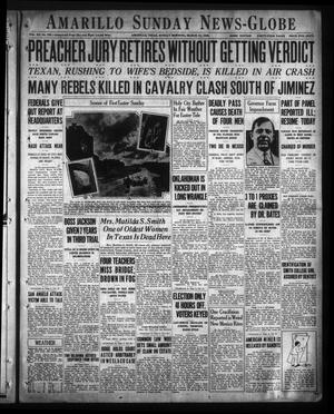Primary view of object titled 'Amarillo Sunday News-Globe (Amarillo, Tex.), Vol. 20, No. 135, Ed. 1 Sunday, March 31, 1929'.