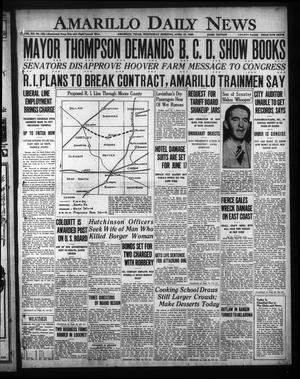 Amarillo Daily News (Amarillo, Tex.), Vol. 20, No. 152, Ed. 1 Wednesday, April 17, 1929