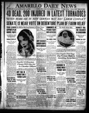 Amarillo Daily News (Amarillo, Tex.), Vol. 20, No. 168, Ed. 1 Friday, May 3, 1929
