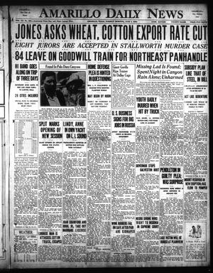 Amarillo Daily News (Amarillo, Tex.), Vol. 20, No. 200, Ed. 1 Tuesday, June 4, 1929