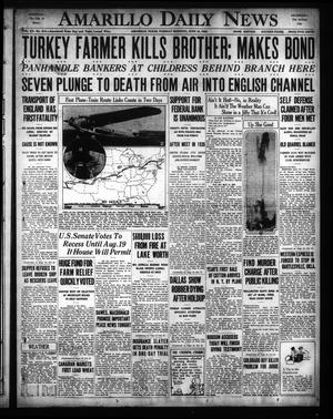 Amarillo Daily News (Amarillo, Tex.), Vol. 20, No. 214, Ed. 1 Tuesday, June 18, 1929