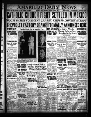 Amarillo Daily News (Amarillo, Tex.), Vol. 20, No. 218, Ed. 1 Saturday, June 22, 1929