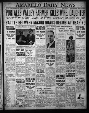 Amarillo Daily News (Amarillo, Tex.), Vol. 20, No. 256, Ed. 1 Tuesday, July 30, 1929