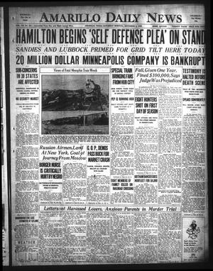Amarillo Daily News (Amarillo, Tex.), Vol. 20, No. 351, Ed. 1 Saturday, November 2, 1929