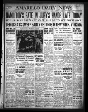 Amarillo Daily News (Amarillo, Tex.), Vol. 20, No. 325, Ed. 1 Wednesday, November 6, 1929