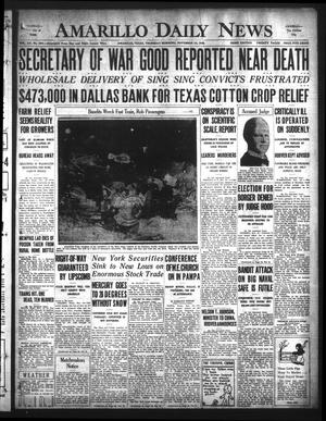 Amarillo Daily News (Amarillo, Tex.), Vol. 20, No. 333, Ed. 1 Thursday, November 14, 1929