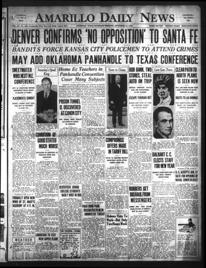 Amarillo Daily News (Amarillo, Tex.), Vol. 20, No. 335, Ed. 1 Saturday, November 16, 1929