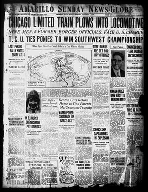 Primary view of object titled 'Amarillo Sunday News-Globe (Amarillo, Tex.), Vol. 20, No. 350, Ed. 1 Sunday, December 1, 1929'.