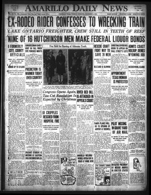 Amarillo Daily News (Amarillo, Tex.), Vol. 20, No. 352, Ed. 1 Tuesday, December 3, 1929